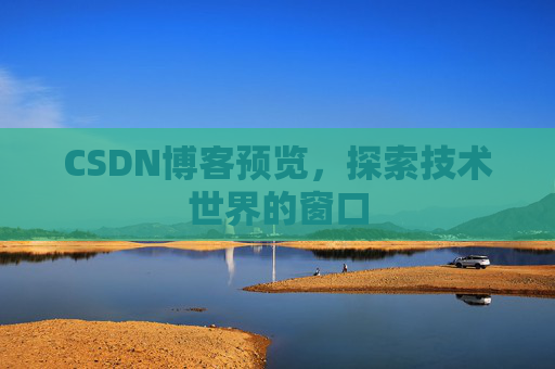 CSDN博客预览,探索技术世界的窗口